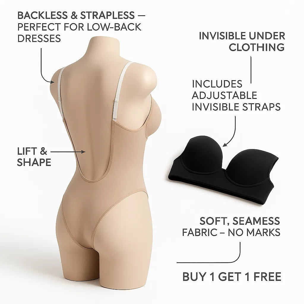 Backless Body Shaper Bra – Buy 1 Get 1 Free