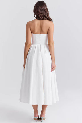 Celeste Bustier Midi Dress