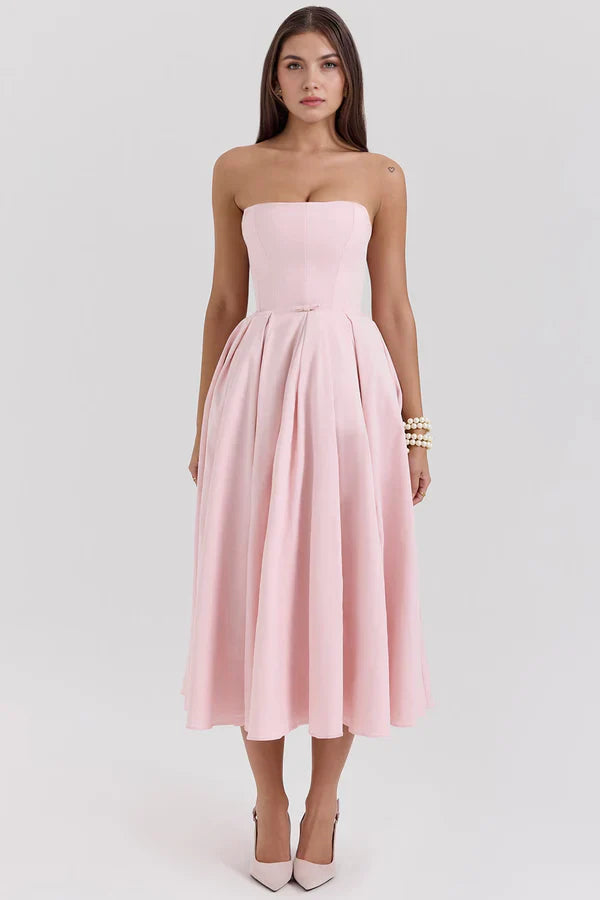 Celeste Bustier Midi Dress