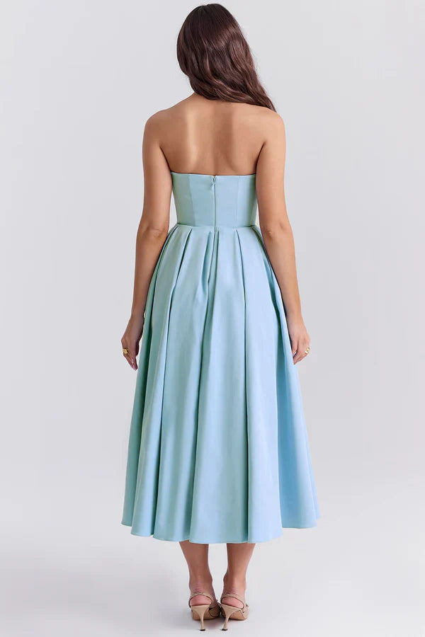 Celeste Bustier Midi Dress