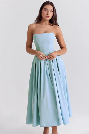 Celeste Bustier Midi Dress