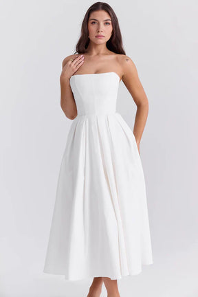 Celeste Bustier Midi Dress