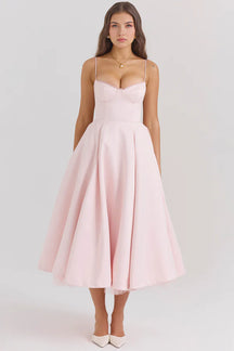Cloe Double Layer Midi Dress