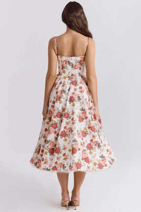 Cloe Double Layer Midi Dress