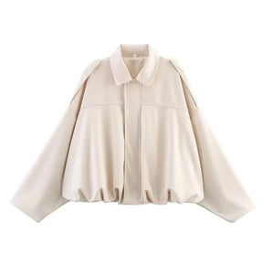 Vintage Suede Bomber Jacket Olivia