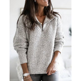 Half-Zip Knit Jumper