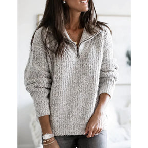 Half-Zip Knit Jumper