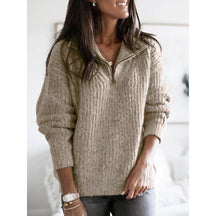 Half-Zip Knit Jumper