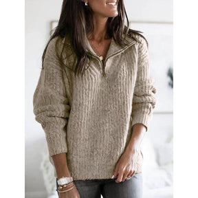 Half-Zip Knit Jumper