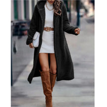 Maxi Hooded Teddy Coat