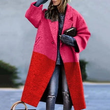 Oversized Wool-Blend Coat