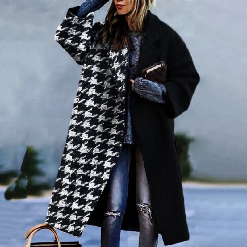 Oversized Wool-Blend Coat