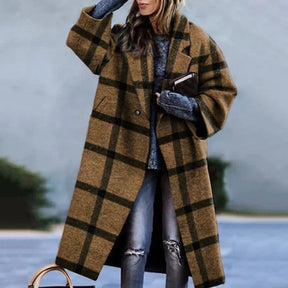 Oversized Wool-Blend Coat