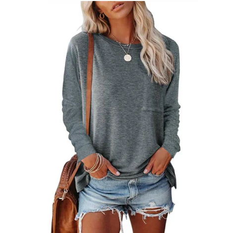 Relaxed Fit Long Sleeve Top